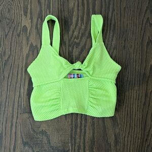 Urban Outfitters, Neon Green Crop Top